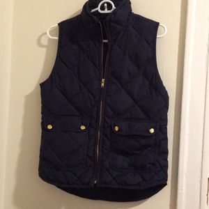 J. Crew puffer vest in navy!